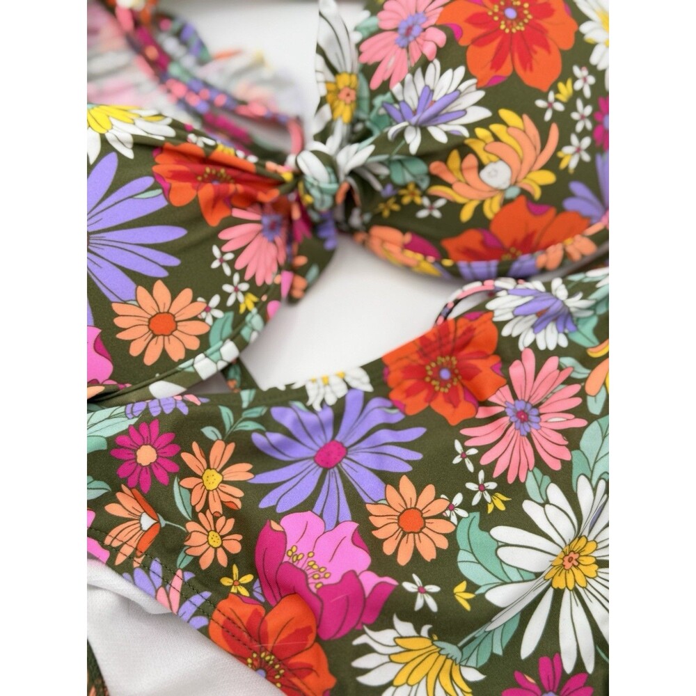 Woman’s Sand N Sun Bikini 2 Piece Bathing Suit Size L / XL Floral Padding NWT - Picture 5 of 8